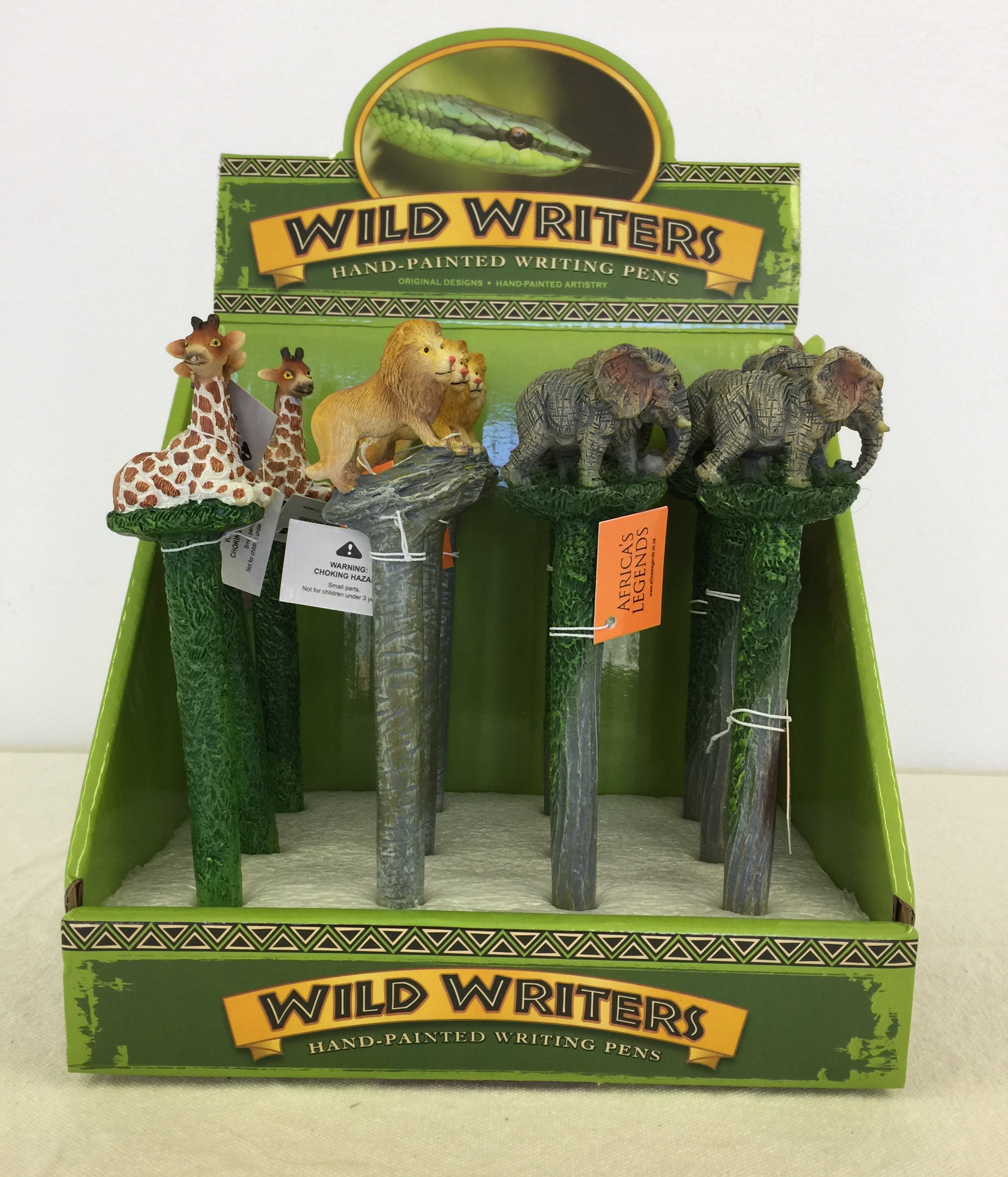 Wild Writers - Full Body Animal, box of 12 - Click Image to Close